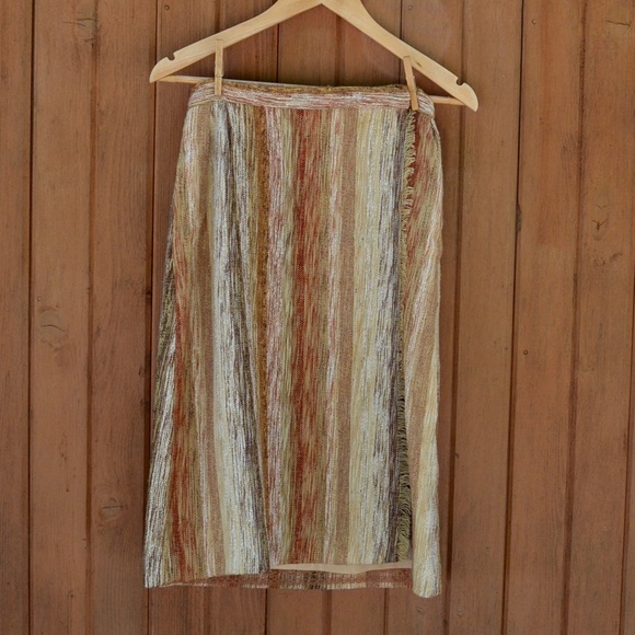 Vintage 1960s Wool Wrap Skirt - Picture 1 of 5